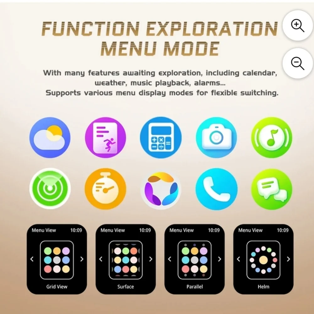 Unisex fitness smart watch